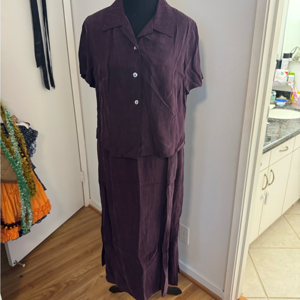 Jessica Howard Deep Purple Women's Petite Set